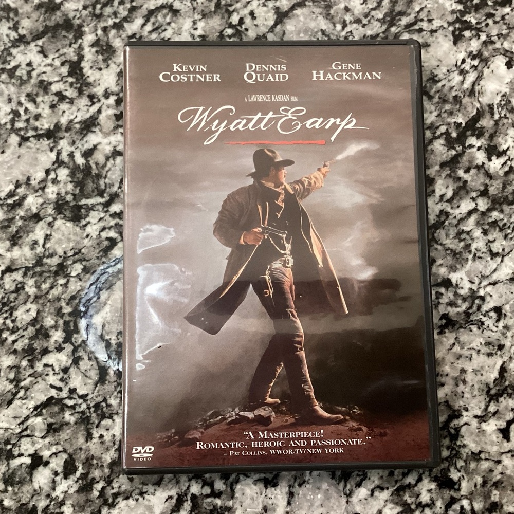 🔵🔵🔵 Wyatt Earp DVD - Kevin Costner - Dennis Quaid - Gene Hackman - Mark Harmon